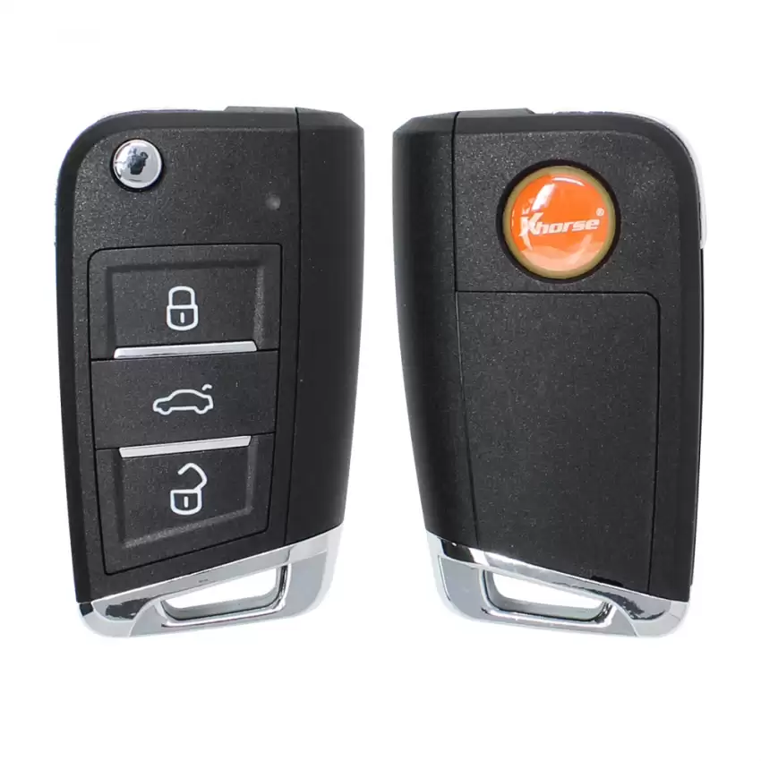 Xhorse Wire Universal Flip Remote Key MQB Style 3 Buttons for VVDI Key Tool XKMQB1EN