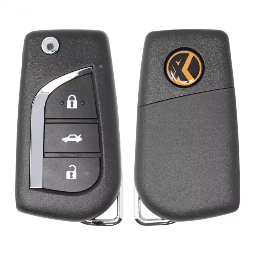 Xhorse Universal Wire Flip Remote Key Toyota Style 3 Buttons with Trunk Button for VVDI Key Tool