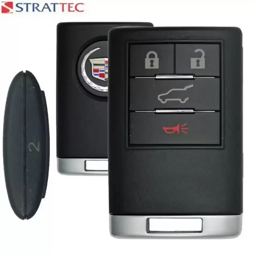 Cadillac Keyless Entry Remote Strattec 5923882 Driver 2 4 Button