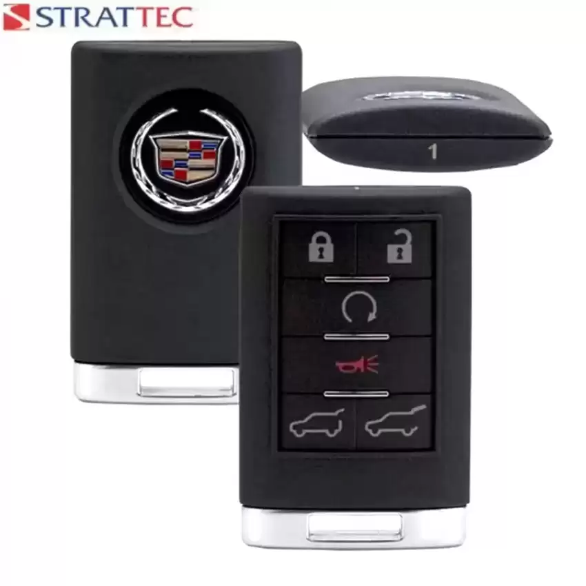 Cadillac Escalade 2007-2012 Remote Key 6 Button Strattec 5923887 Driver 1