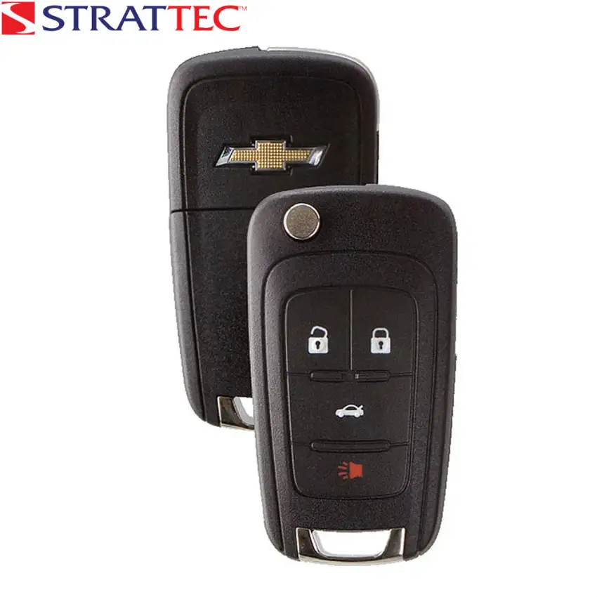 2014-2015 Flip Remote Key for Chevrolet Impala, Malibu Strattec 5912544 433MHZ Not For US Market