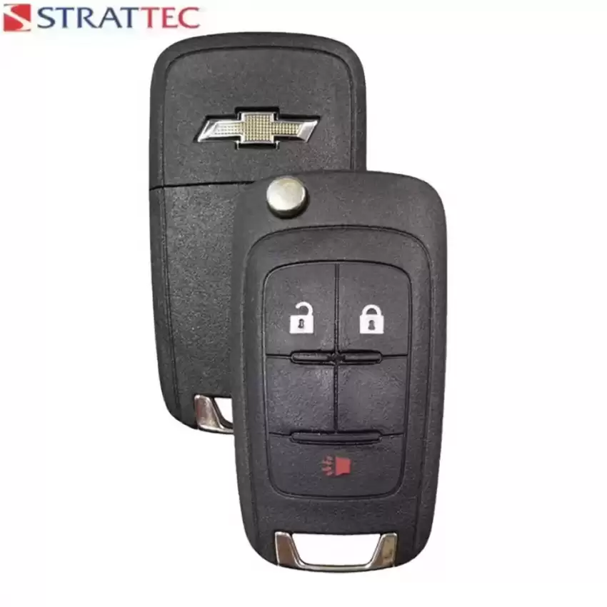 Chevrolet Flip Remote Key Strattec 5913598 with 3 buttons