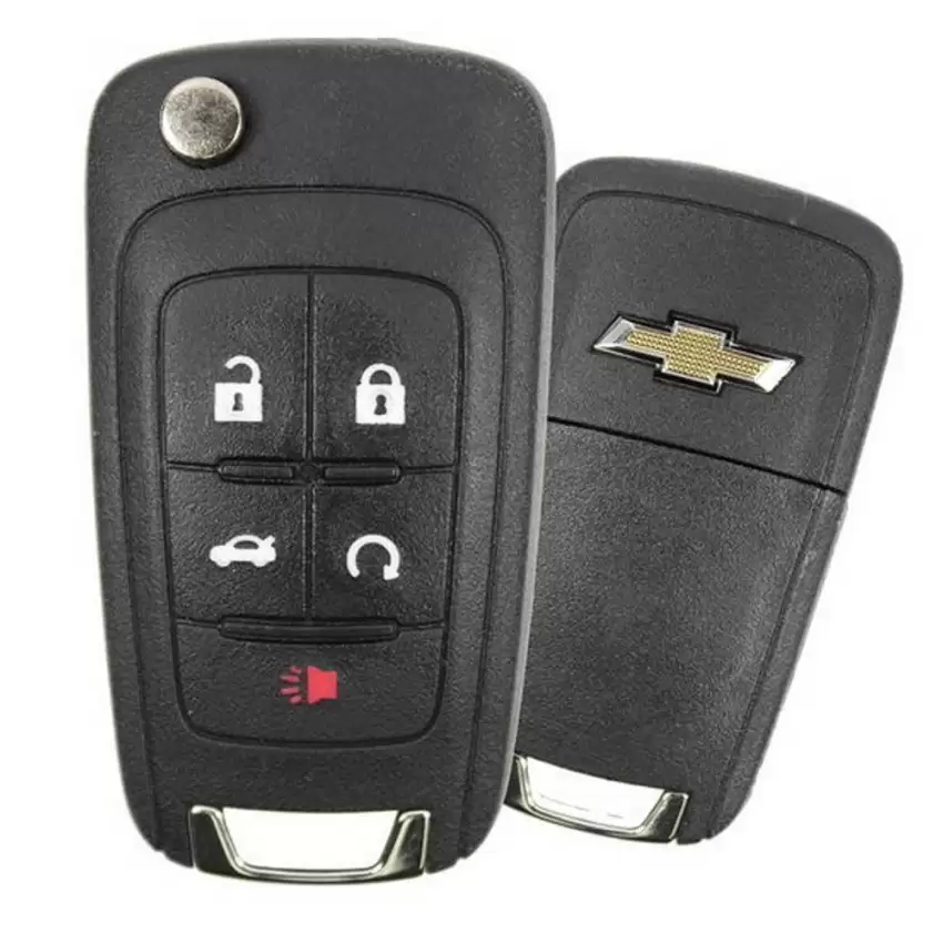 NEW High Quality Chevrolet PEPS Flip Remote Key Strattec 5921873 with 5 buttons