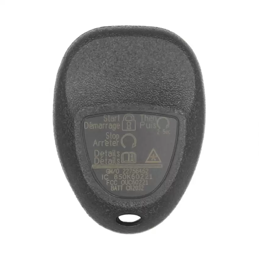 GMC Chevrolet 2007-2014 Genuine Remote Key 6 Buttons 315MHz 5922380 