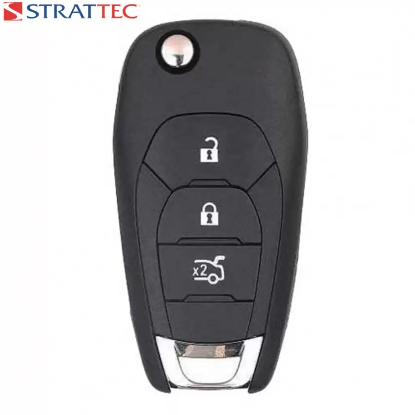 Strattec 5933396 Flip Remote Key for Chevrolet Cruze 3 button