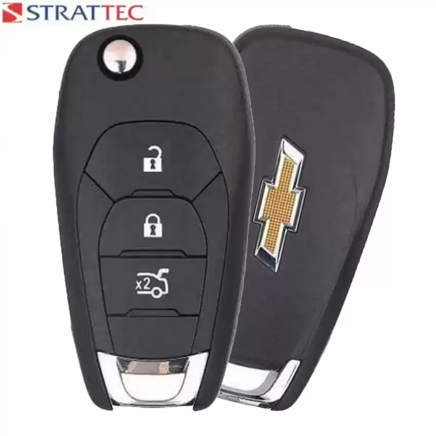 2016-2019 Chevrolet Cruze Flip Remote Key Strattec 5933396 3 Button