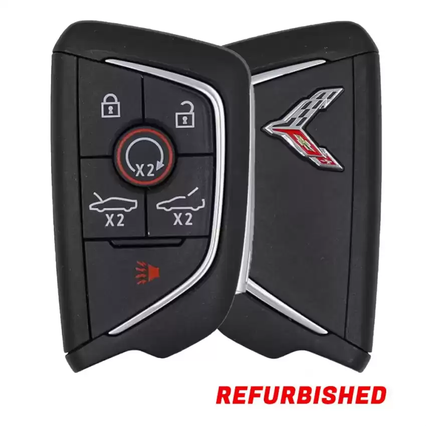 2020-2021 Chevrolet Corvette C8 Smart Remote 6 Button 13538851 YG0G20TB1 (Refurbished Like New)