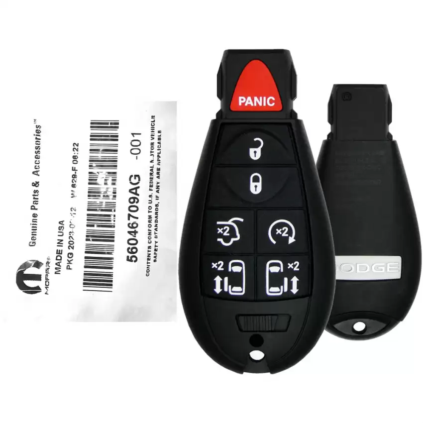 2008-2020 Dodge Grand Caravan Smart Fobik Remote Key 56046709AG IYZ-C01C 7 Button