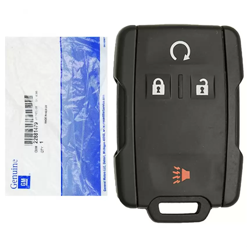 2019-2021 Chevrolet GMC Keyless Entry Remote Key 22881479 M3N-32337200