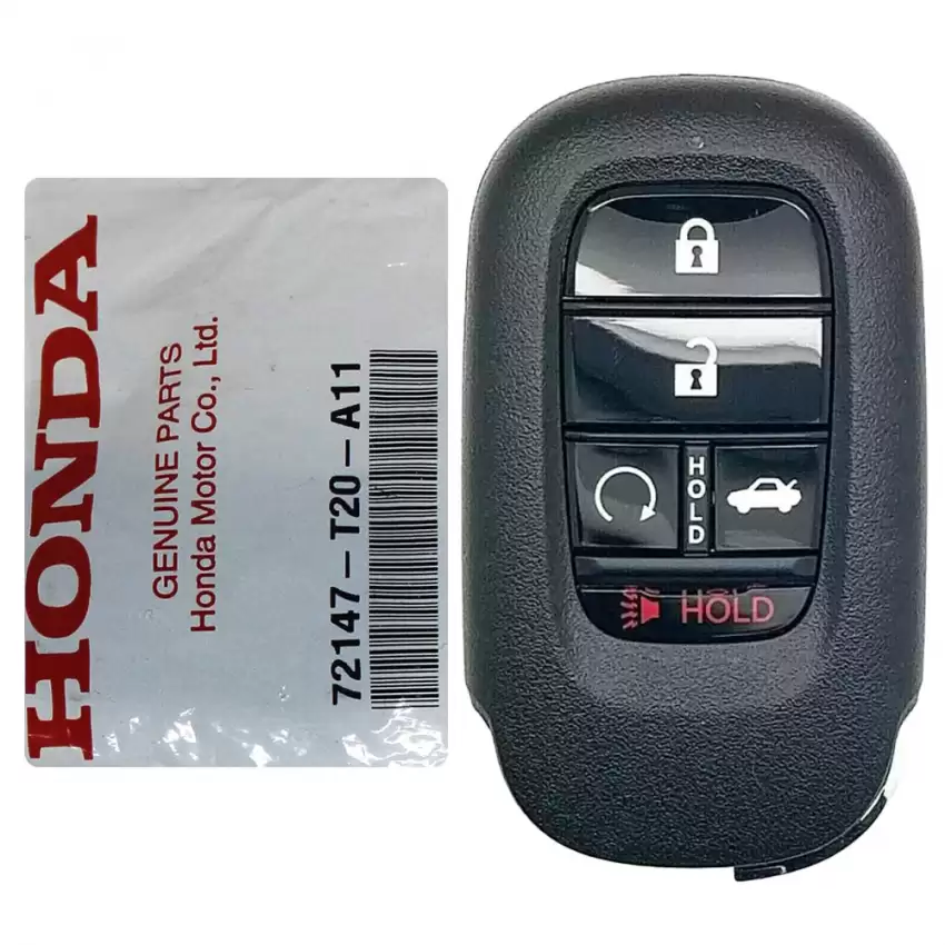 2022 Honda Accord Smart Remote Key KR5TP-4 72147-T20-A11 5 Button