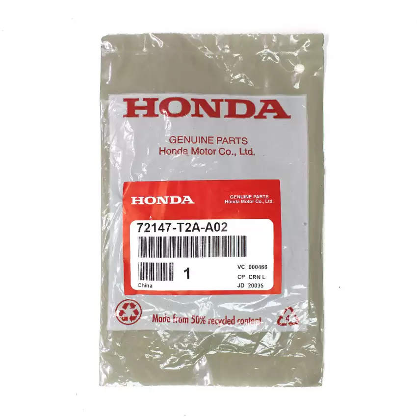 2013-2015 Honda Accord Civic Smart Keyless Proximity Remote 72147-T2A-A02 	ACJ932HK1210A - GR-HON-T2AA02  p-2
