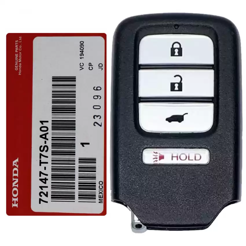 2016-2021 Honda Fit HR-V Proximity Remote Key 72147-T7S-A01 KR5V1X