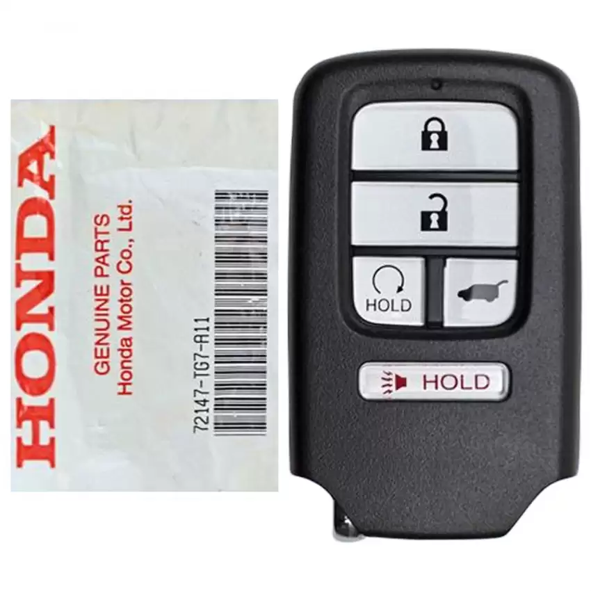 Honda CR-V, Pilot, Civic Proximity Remote Key 72147-TG7-A11 KR5V2X (V44) Without Memory