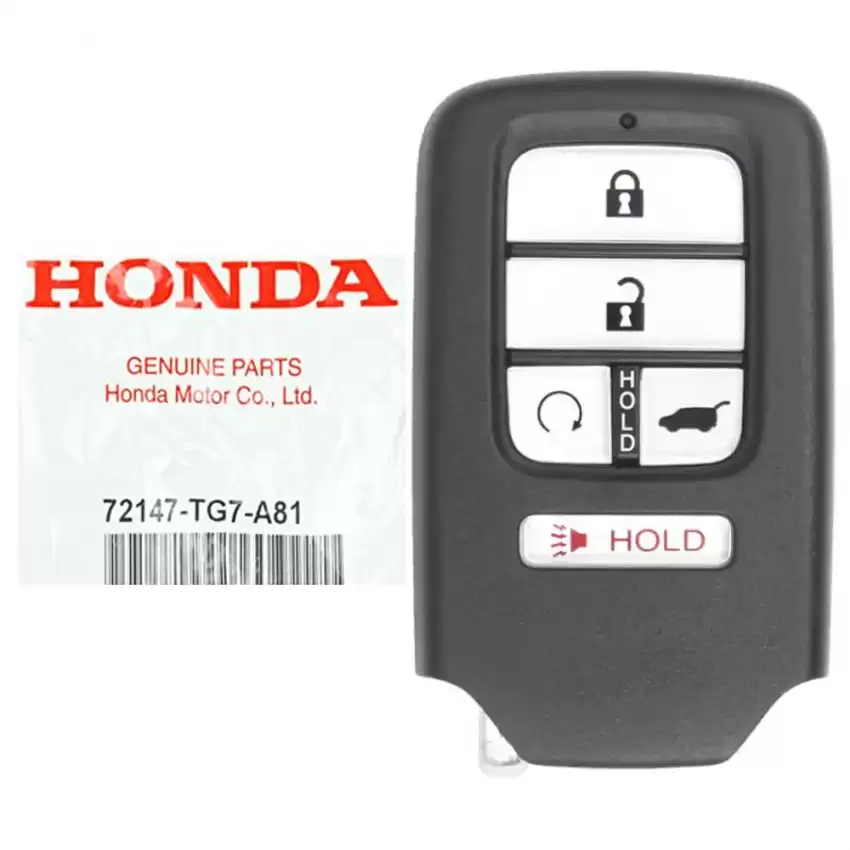 Honda Pilot Passport Proximity Remote Key 72147-TG7-AA1 KR5 V44, KR5 T44 Driver 1