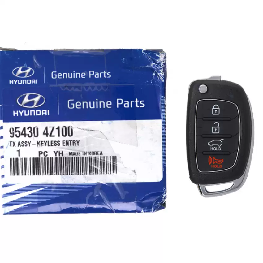 2013-2016 Hyundai Santa Fe Flip Remote Key 95430-4Z100 TQ8-RKE-3F04 - GR-HYU-4Z100  p-3