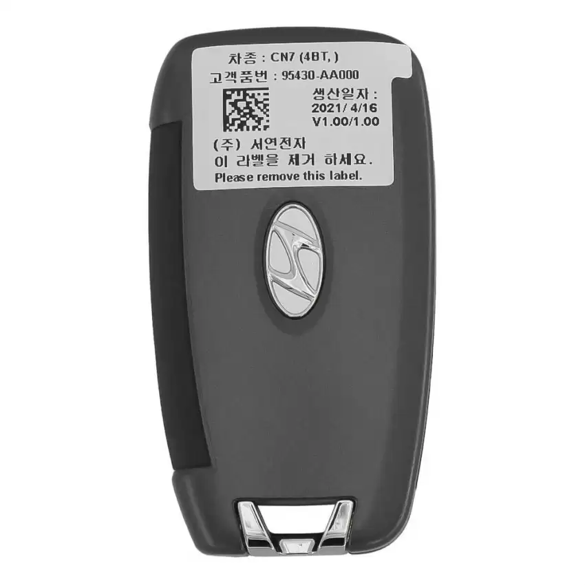 New OEM 2021 Hyundai Elantra Flip Remote Key Part Number: 95430AA000 FCCID: NYOMBEC4TX2004 with 4 Button