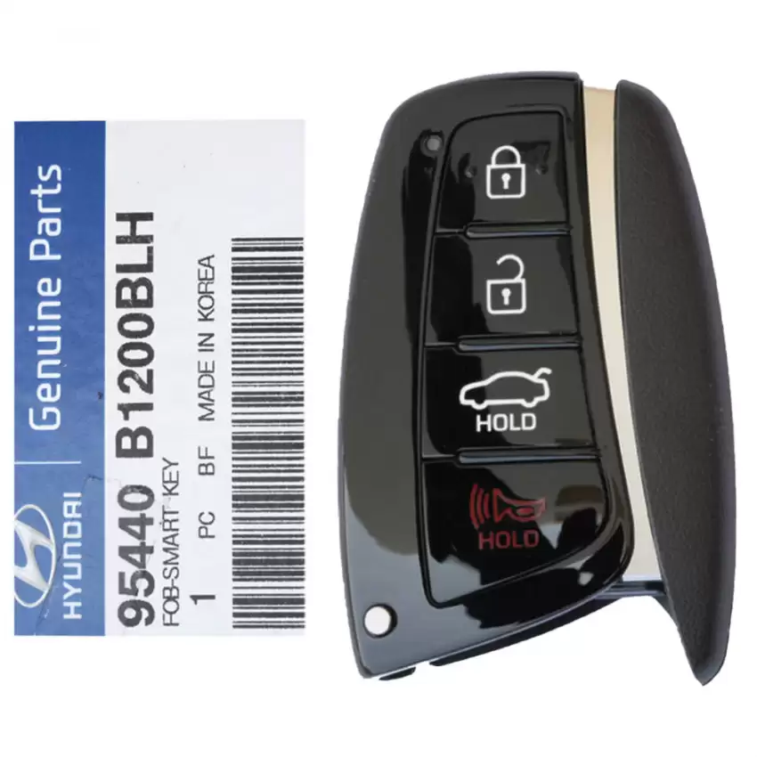 2015-2016 Hyundai Genesis Sedan Smart Keyless Remote Key 4 Button 95440-B1200BLH SY5DHFNA433