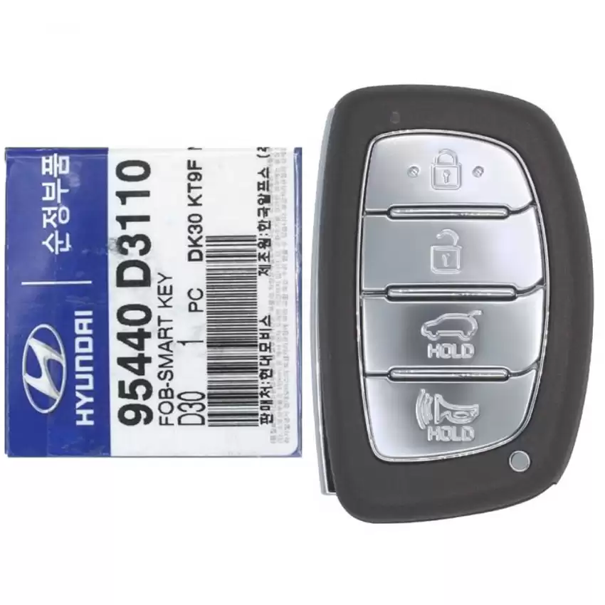 2018-2019 Hyundai Tucson Smart Keyless Remote Key 4 Button 95440-D3110 TQ8-FOB-4F11