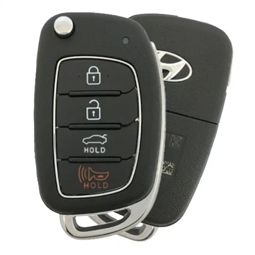 Hyundai Elantra Flip Remote Key 95430-F2001 OKA-NO38 4 Button
