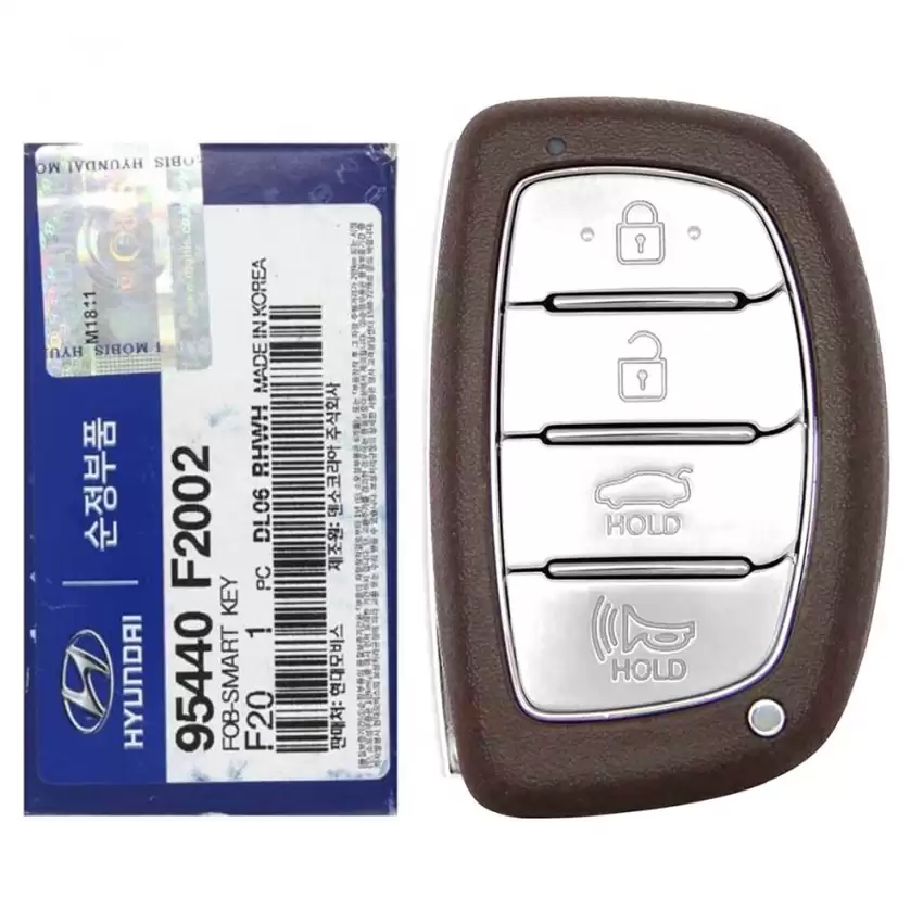 2019-2020 Hyundai Elantra Sedan Smart Keyless Remote Key 4 Button 95440-F2002 CQOFD00120