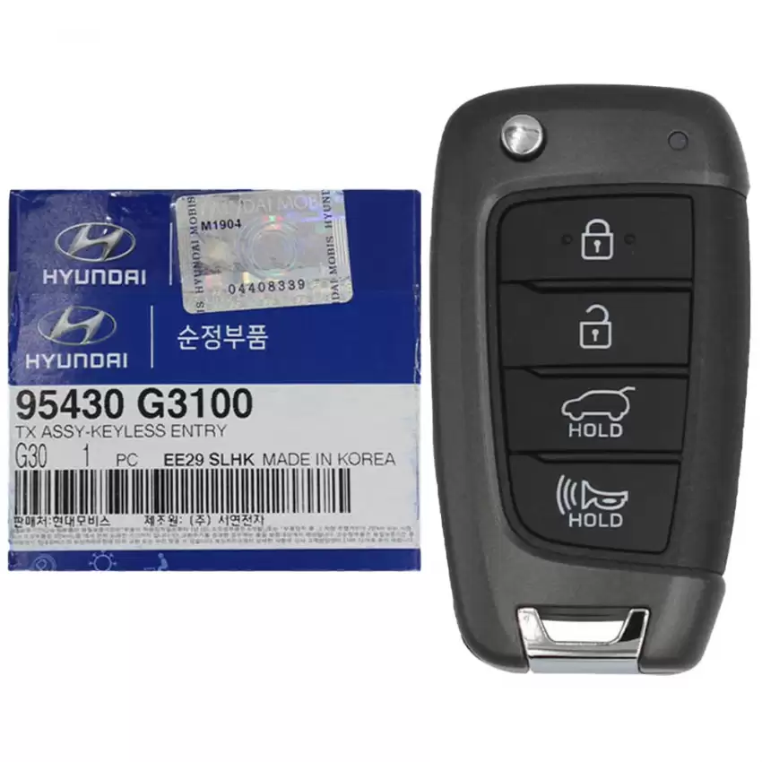 2017-2020 Hyundai Elantra GT Flip Remote Key 95430-G3100 OSLOKA-450T