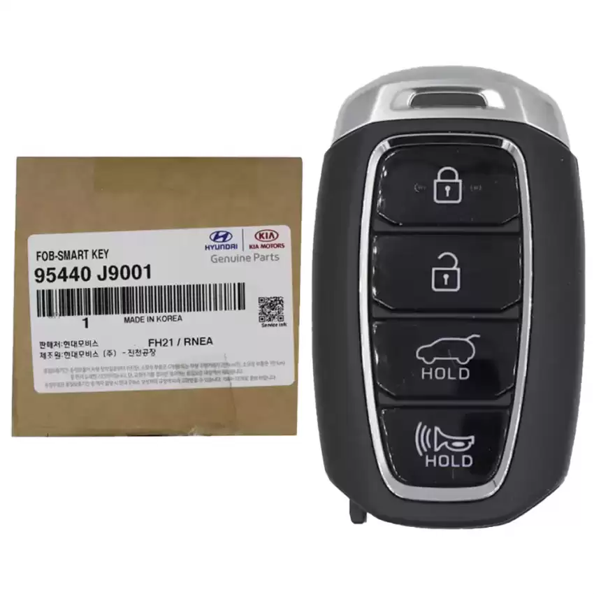 2020-2021 Hyundai Kona Smart Keyless Remote Key 4 Button 95440-J9001 TQ8-FOB-4F19