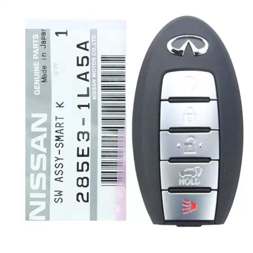 2013-2020 Infiniti QX56, QX80 Smart Keyless Remote Key 5 Button 285E3-1LA5A CWTWB1G744