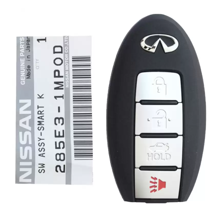 2011-2018 Infiniti M35, M37, M56, Q70 Smart Keyless Remote Key 4 Button 285E3-1MP0D CWTWB1U787