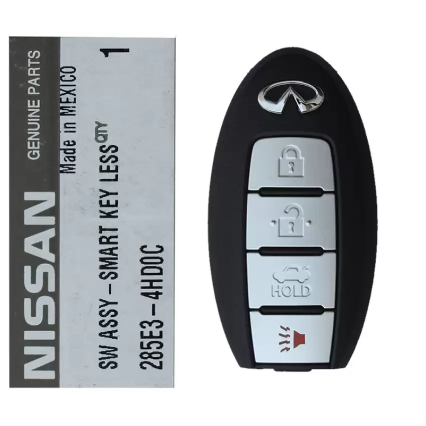 2014-2016 Infiniti Q50 Smart Keyless Remote Key 4 Button 285E3-4HD0C KR5S180144203