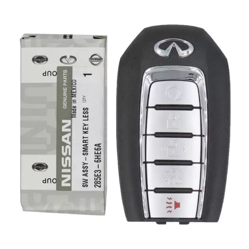 2019-2022 Infiniti Q50, Q60 Smart Keyless Remote Key 5 Button 285E3-6HE6A KR5TXN7