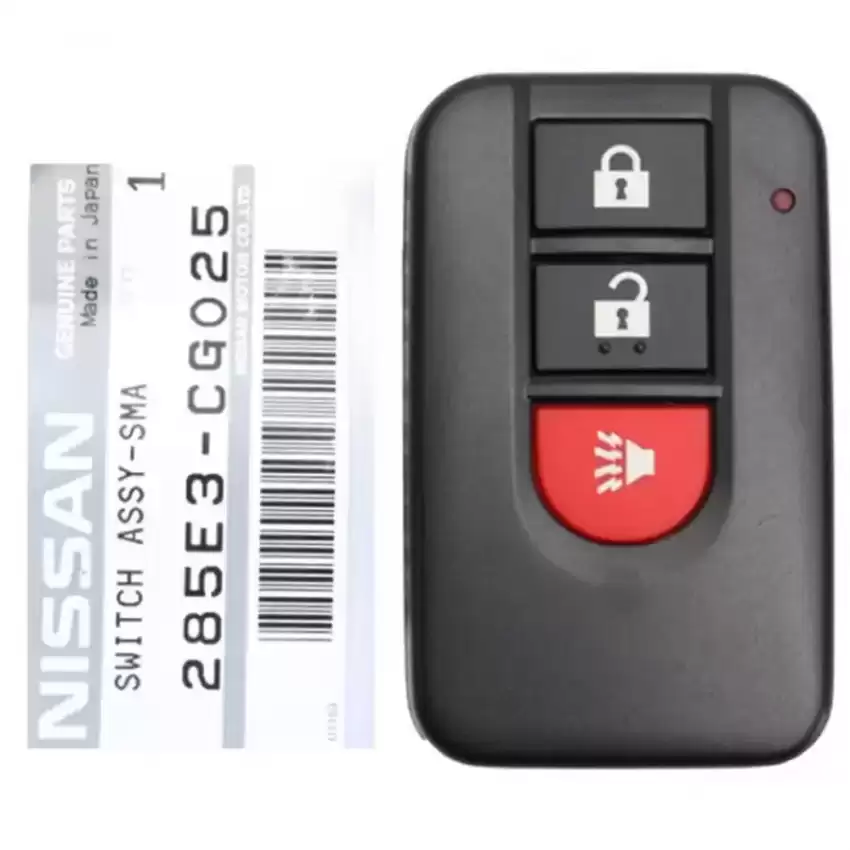 2003-2004 Infiniti FX35, FX45 Smart Keyless Remote Key 3 Button 285E3-CG025 NHVWBU612