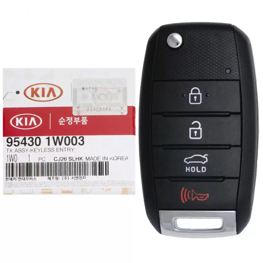 2014-2017 Kia Rio Flip Remote Key TQ8-RKE-3F05 95430-1W003