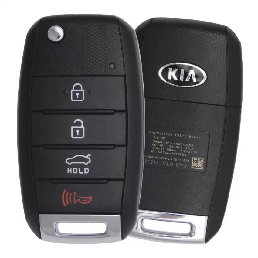 OEM NEW 2014-2017 Kia Rio Flip Remote Key TQ8-RKE-3F05 95430-1W003 95430-1W023