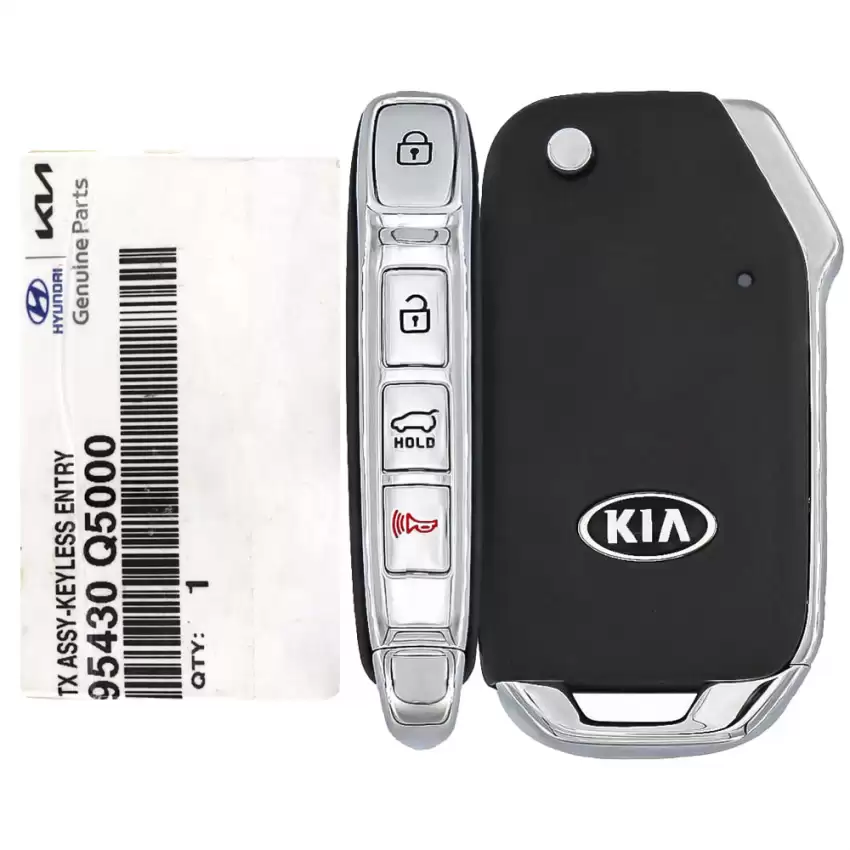 Kia Seltos Flip Remote Key NYOSYEK4TX1907 95430 Q5000 4 Button