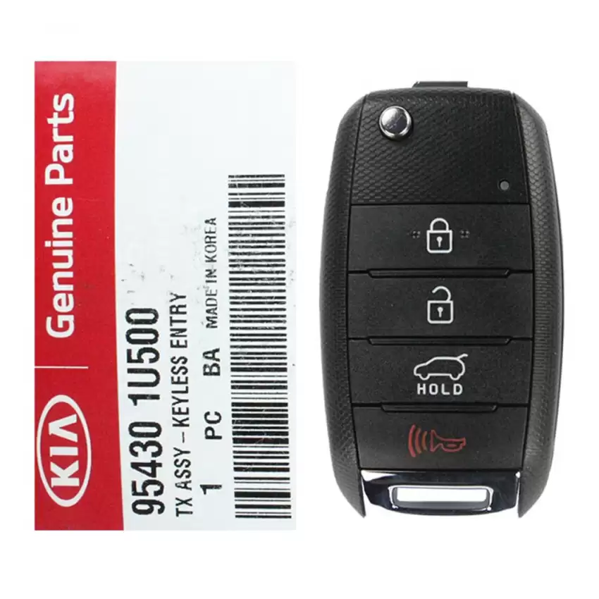 2013-2015 Kia Sorento Flip Remote Key 95430-1U500 4 Button TQ8-RKE-3F05