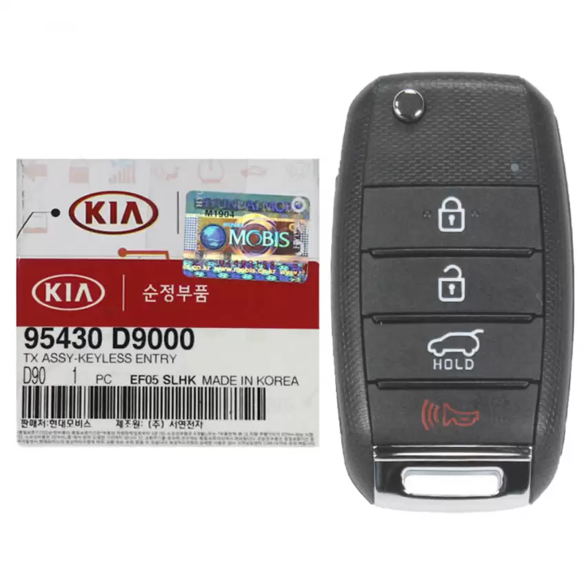 2016-2020 KIA Sportage Flip Remote Key 95430-D9000 TQ8-RKE-4F27
