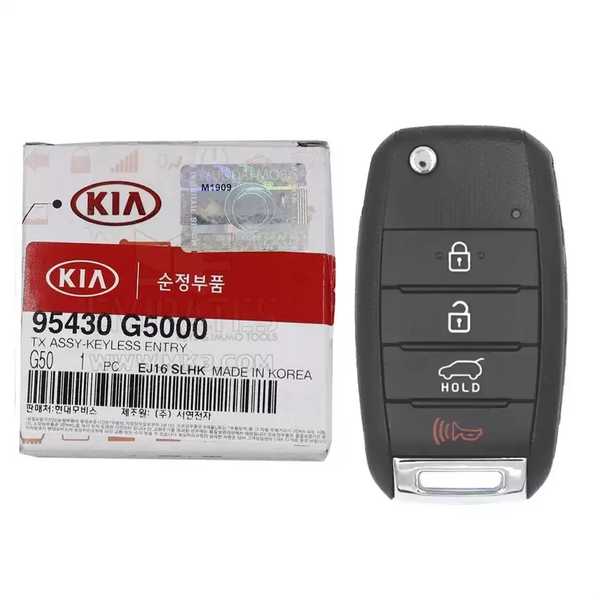 2020 Kia Niro Flip Remote Key 95430-G5000 SY5JFRGE04 with 4 Button