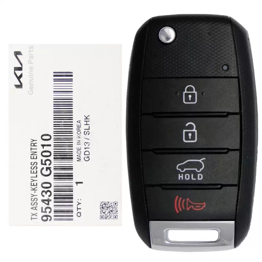 2017-2020 KIA Niro FE Flip Remote Key SY5JFRGE04 95430-G5010 4 Button