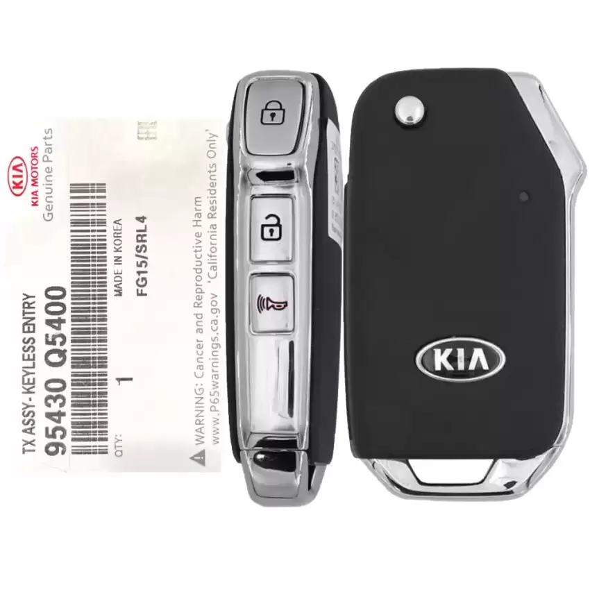 2021 KIA Seltos Flip Remote Key NYOSYEC4TX1907 95430-Q5400