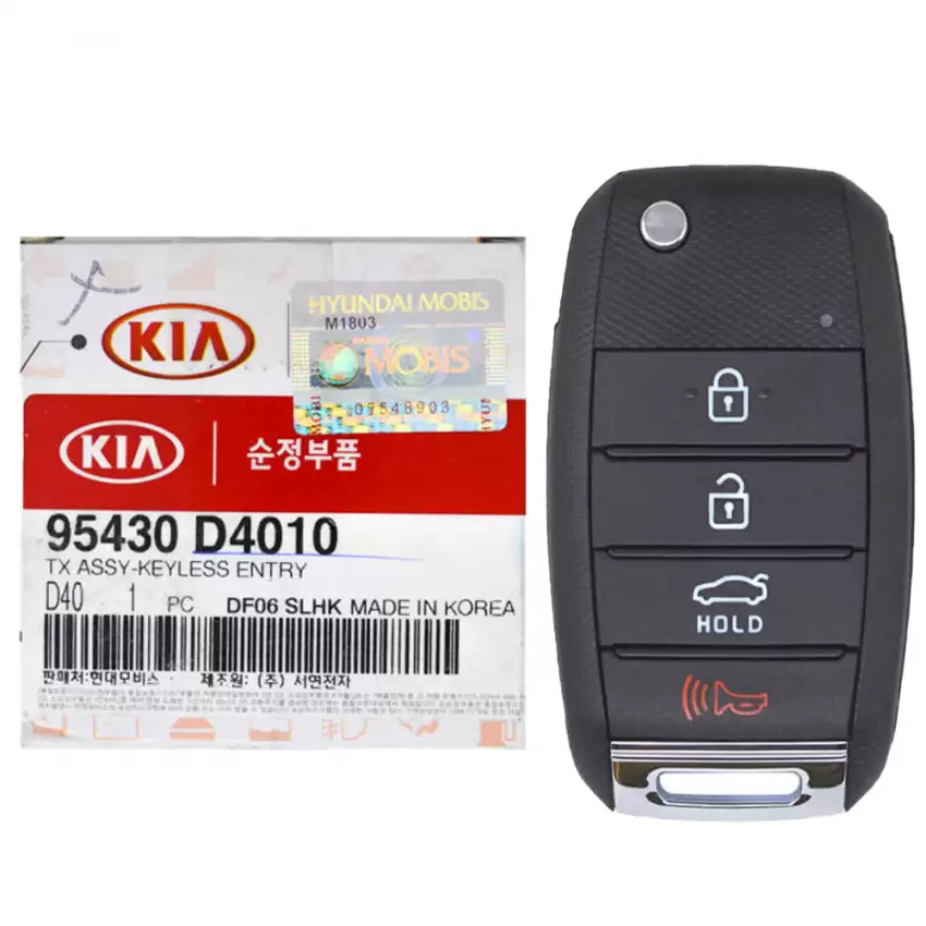 2016-2020 KIA Optima Flip Remote Key 95430-D4010 SY5JFRGE04