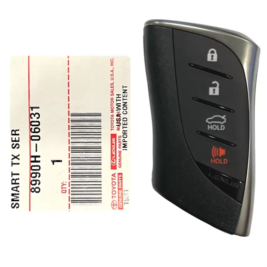 Lexus ES250, ES350 Smart Remote Key 8990H-06031