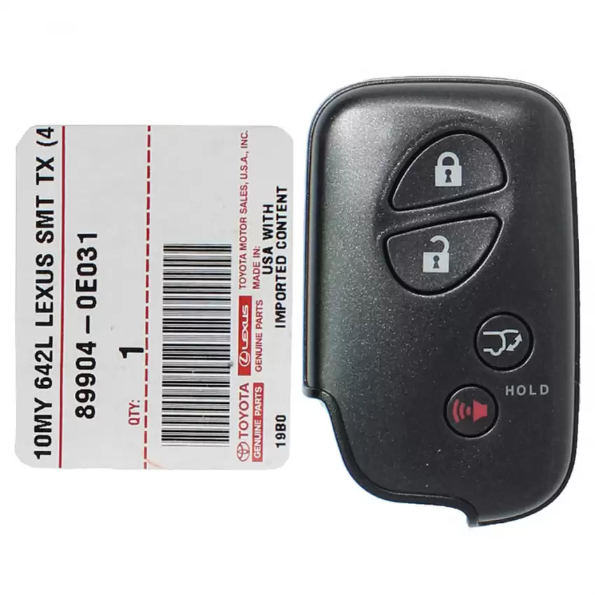 2010-2015 Lexus RX350 Smart Keyless Proximity Remote 89904-0E031 HYQ14ACX