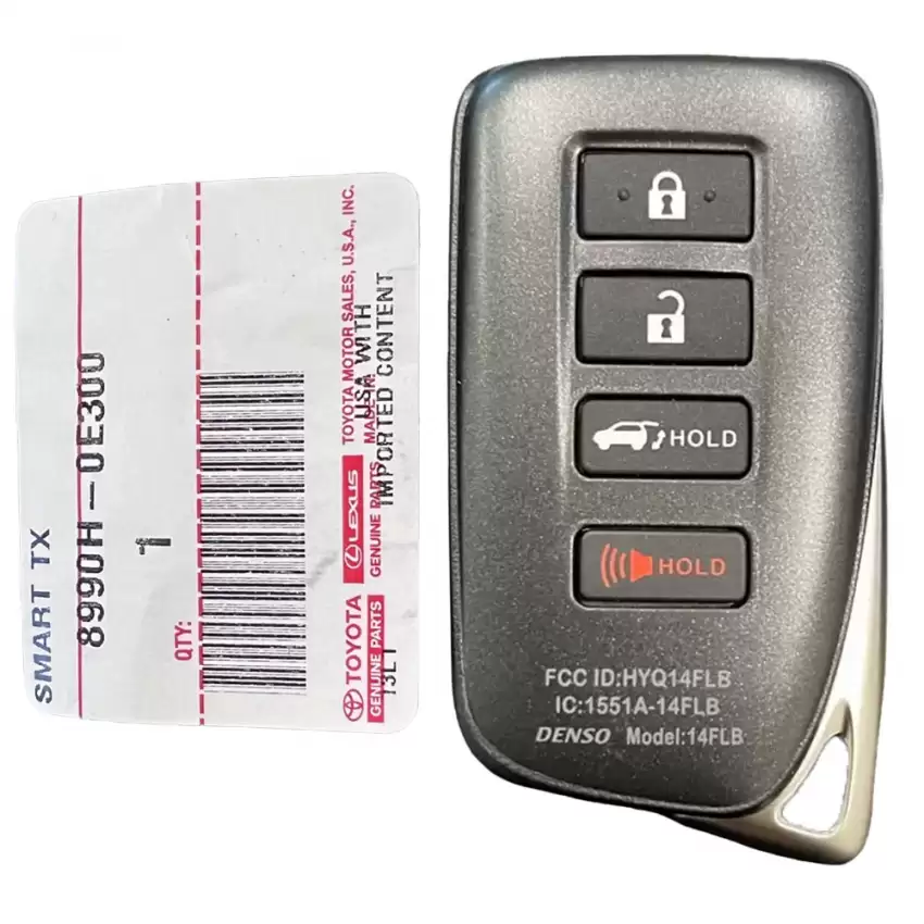 2021-2022 Lexus RX450h Smart Remote Key 8990H-0E300 HYQ14FLB