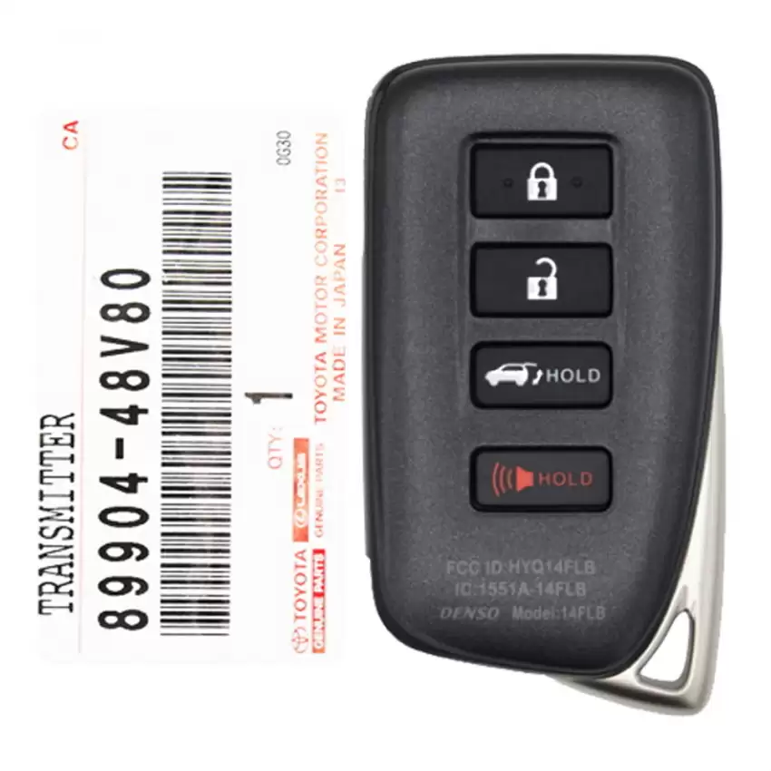 Lexus LX570 NX300 RX350 RX450L Smart Remote 89904-48V80 HYQ14FLB Board 3950