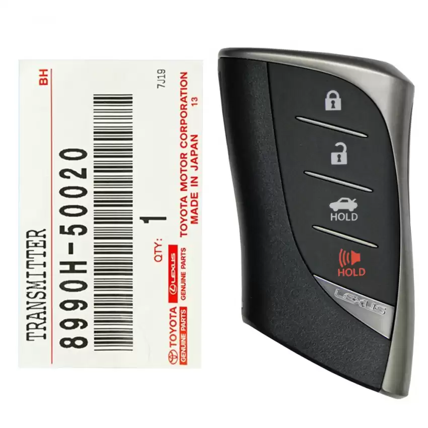 Lexus LS500, LS500 Hybrid Proximity Key 8990H-50020 HYQ14FBF (Blue Logo)