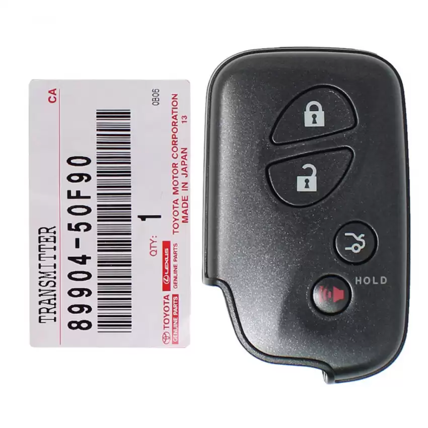 2009-2012 Lexus LS460 LS600H HS250 Smart Keyless Proximity Remote 89904-50F90 HYQ14ACX