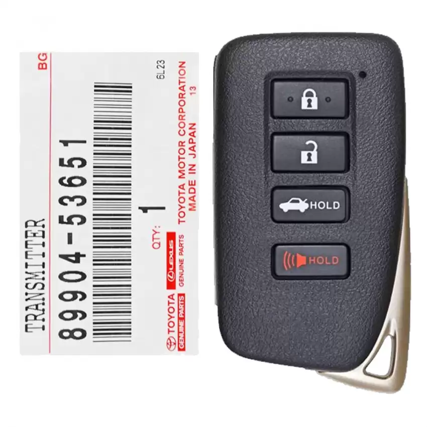 Lexus IS250, IS350, RC350 Smart Proximity Remote 89904-53651 HYQ14FBA