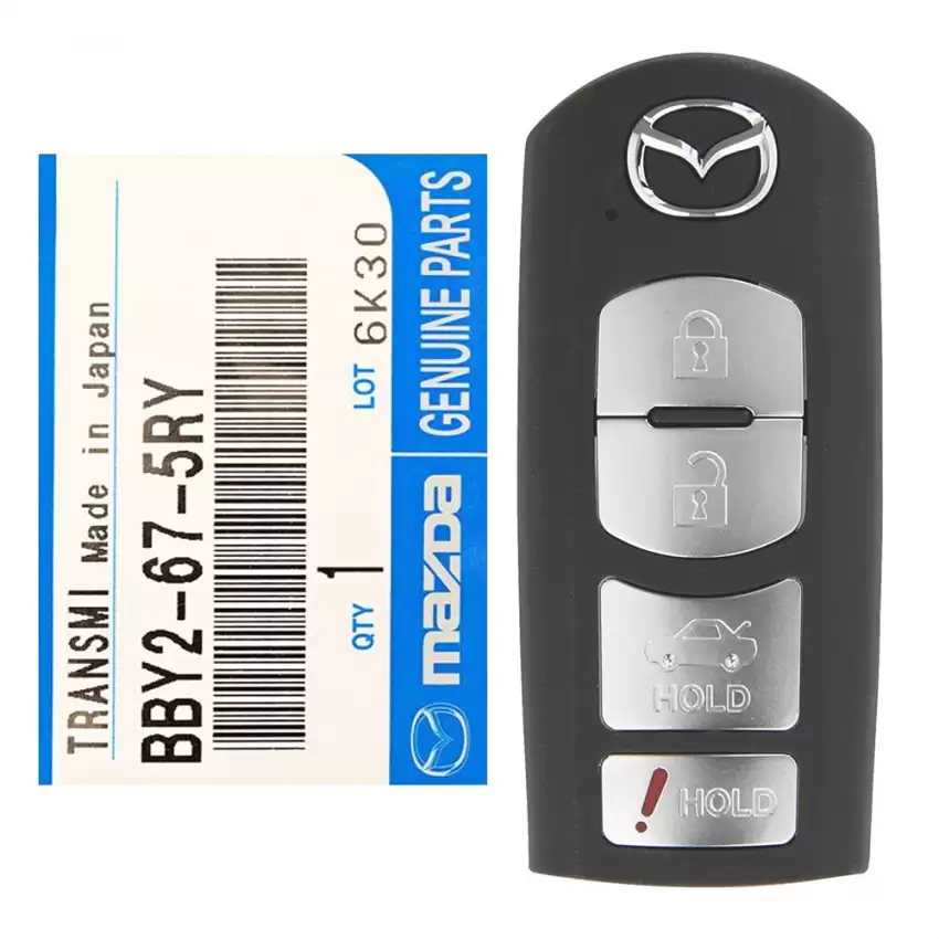 2010-2012 Mazda 3 , Speed 3 Smart Remote Key BBY2-67-5RY WAZX1T768SKE11A03