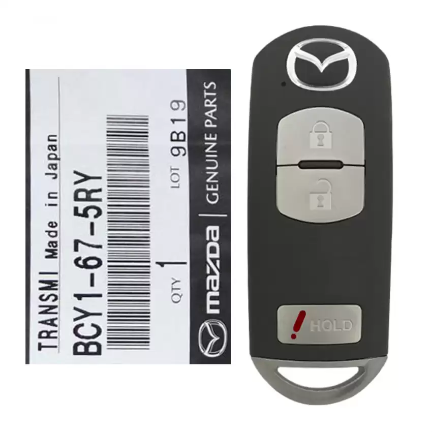 2010-2013 Mazda 3 Smart Remote Key WAZX1T768SKE11A03 BCY1-67-5RY