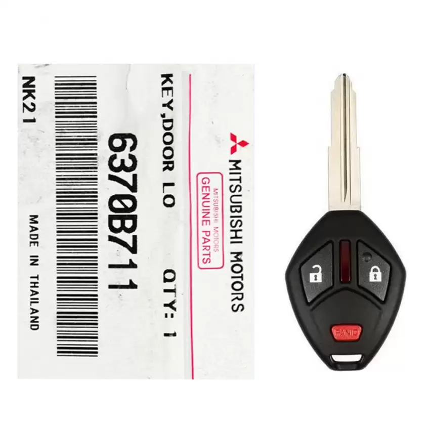 2014-2017 Mitsubishi Mirage Remote Head Key 6370B711 OUCG8D-625M-A-HF